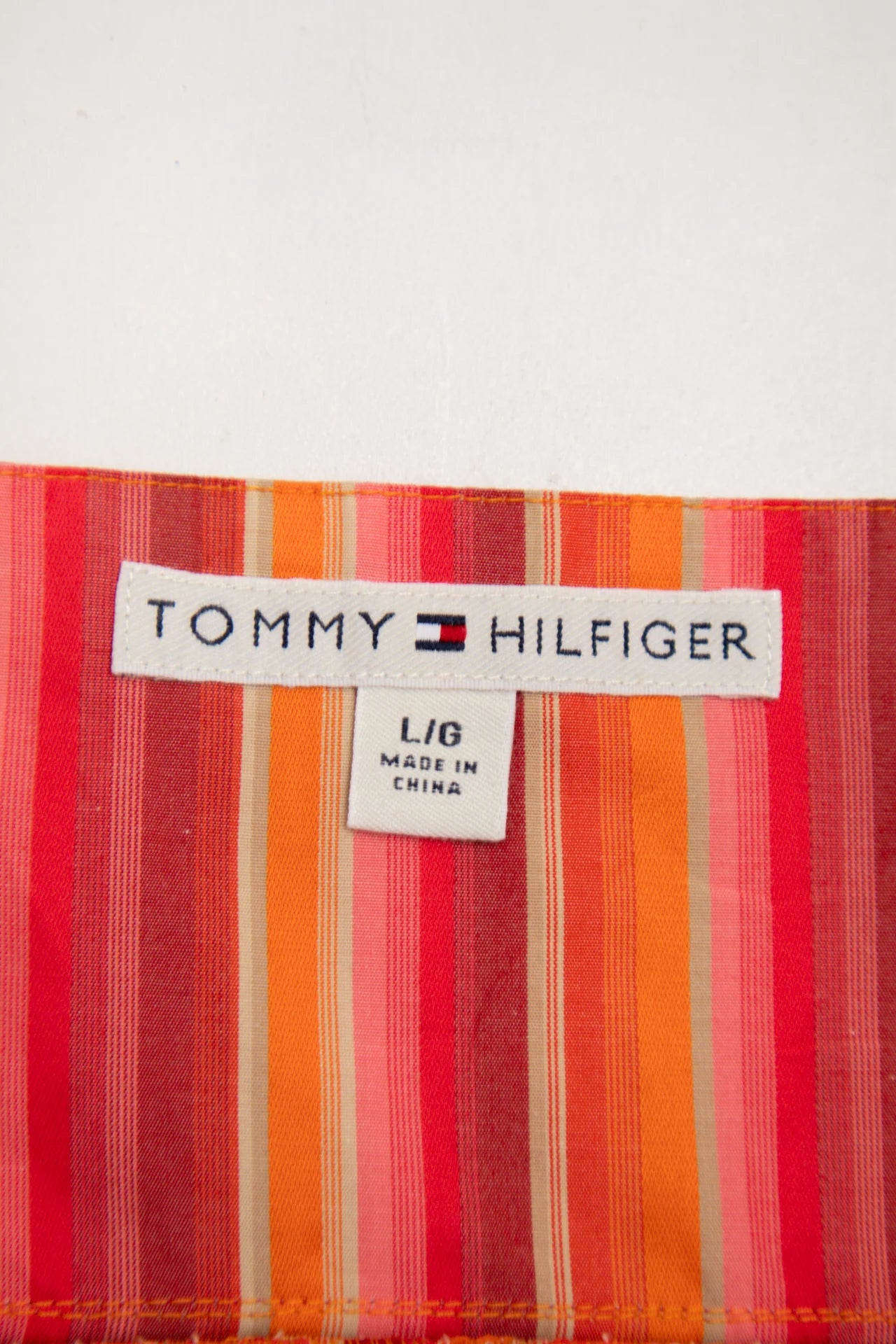 #31 Tommy Hilfiger Striped Camisole Top Orange | c. 172 | Size 12/14