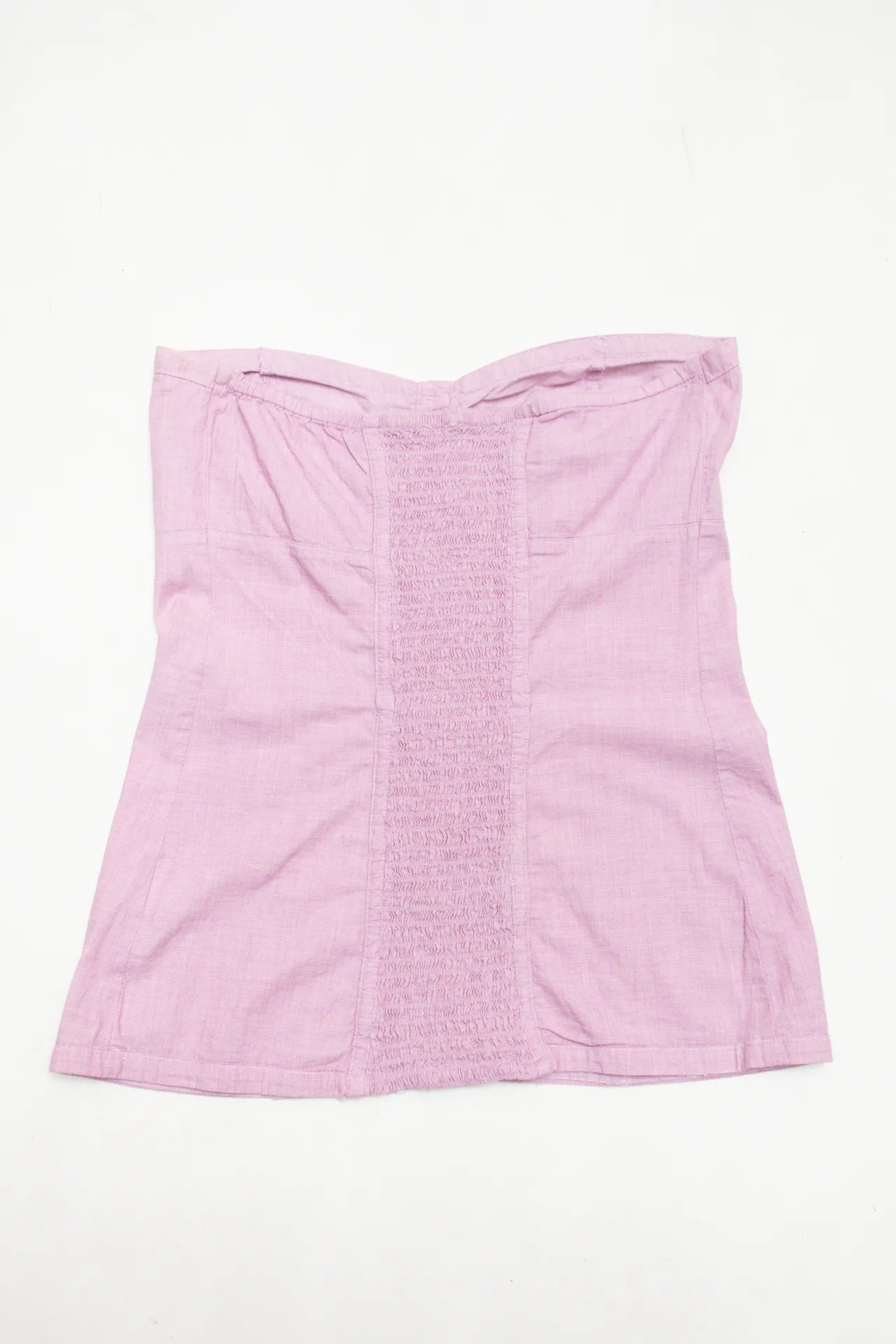 #53 Derek Heart Strapless Button-front Top Pink | c. 172 | Size 8/10