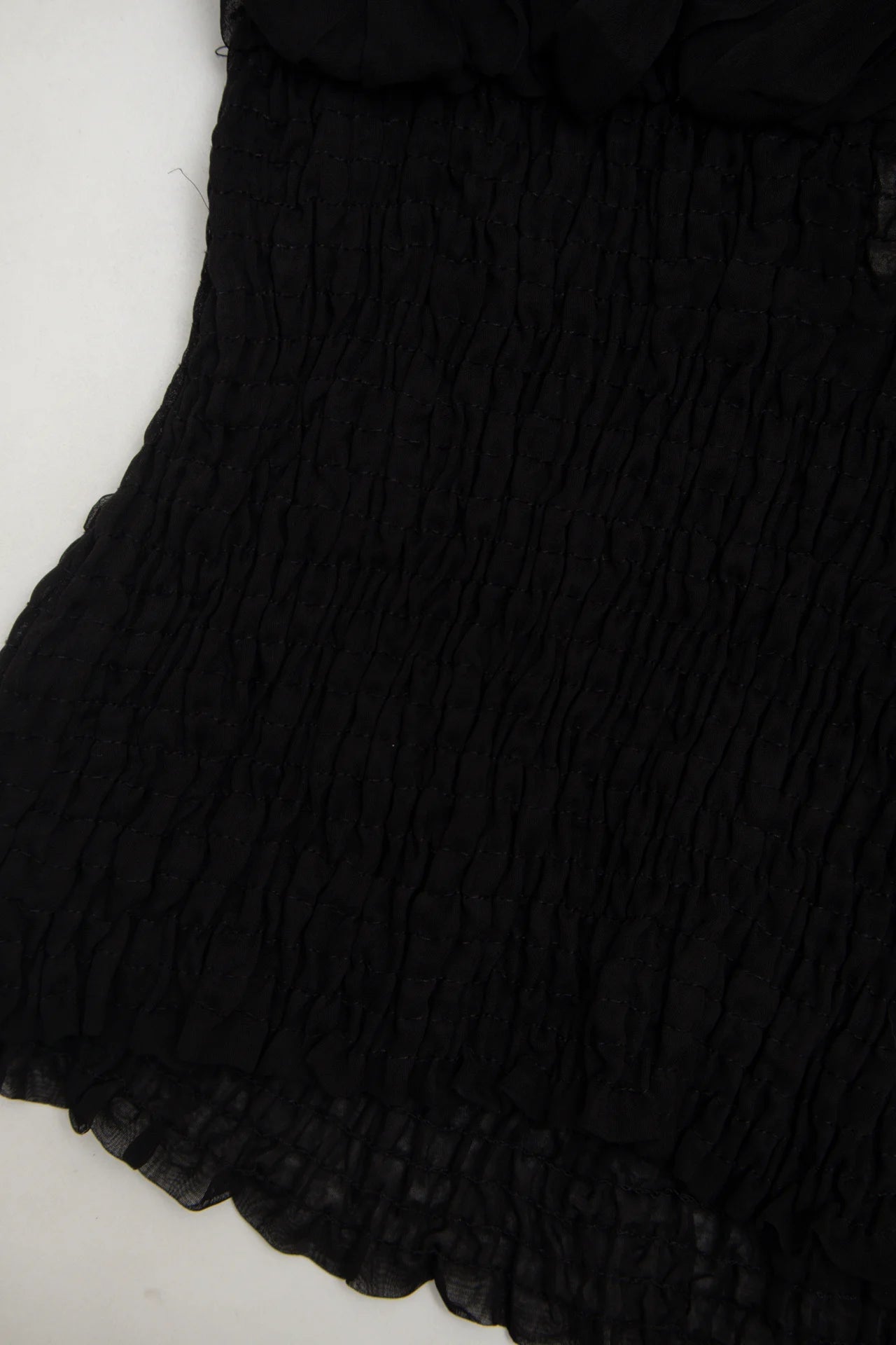 #56 Voice Halter Chiffon Top Black | c. 172 | Size 12