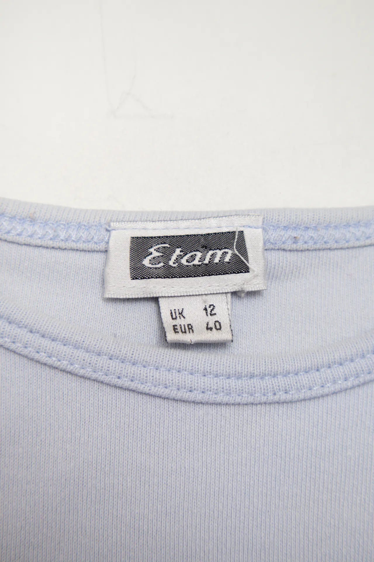 #69 Etam Graphic T-shirt Blue | c. 172 | Size 12