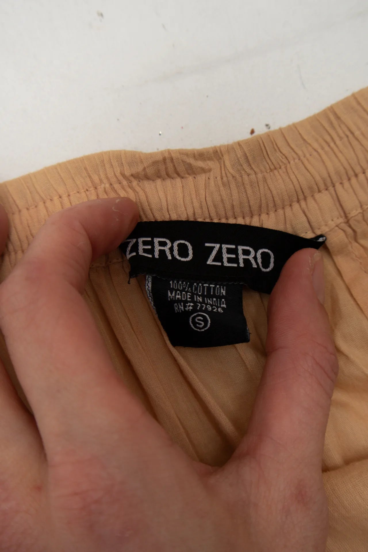 #113 Zero Zero Skirt Brown | c. 172 | Size 14