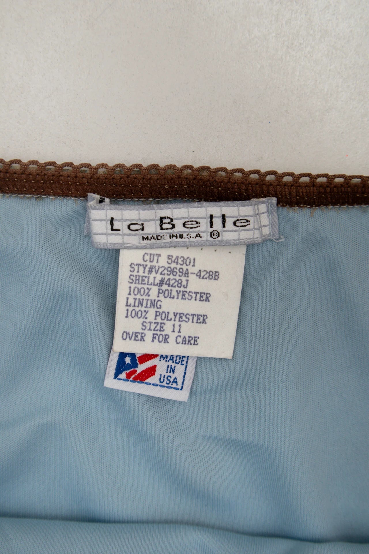 #123 La Belle Chiffon Printed Ruffle Hem Midi Skirt Blue | c. 172 | Size 8/10