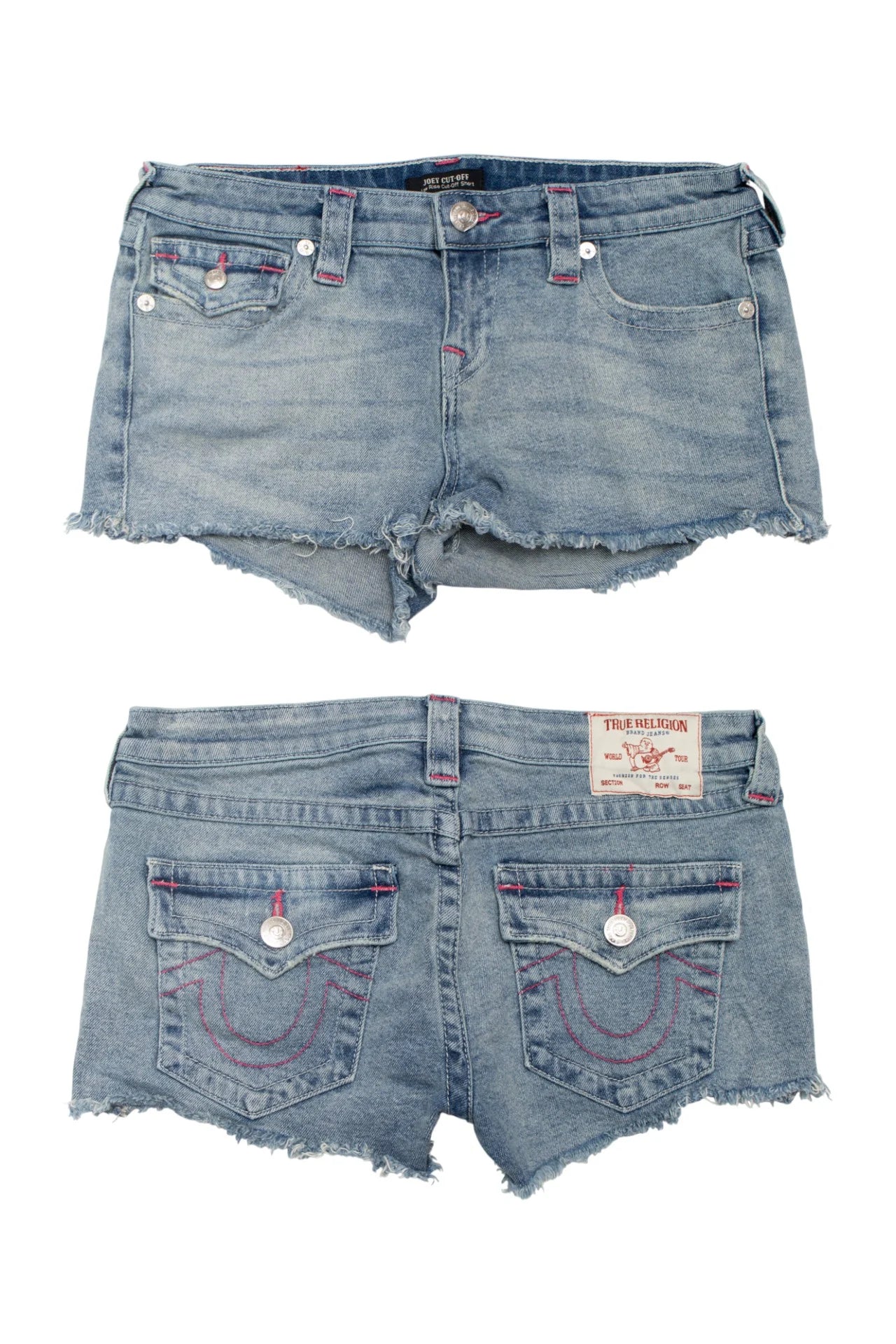 #139 True Religion Denim Cut-off Shorts Blue | c. 172 | Size 8