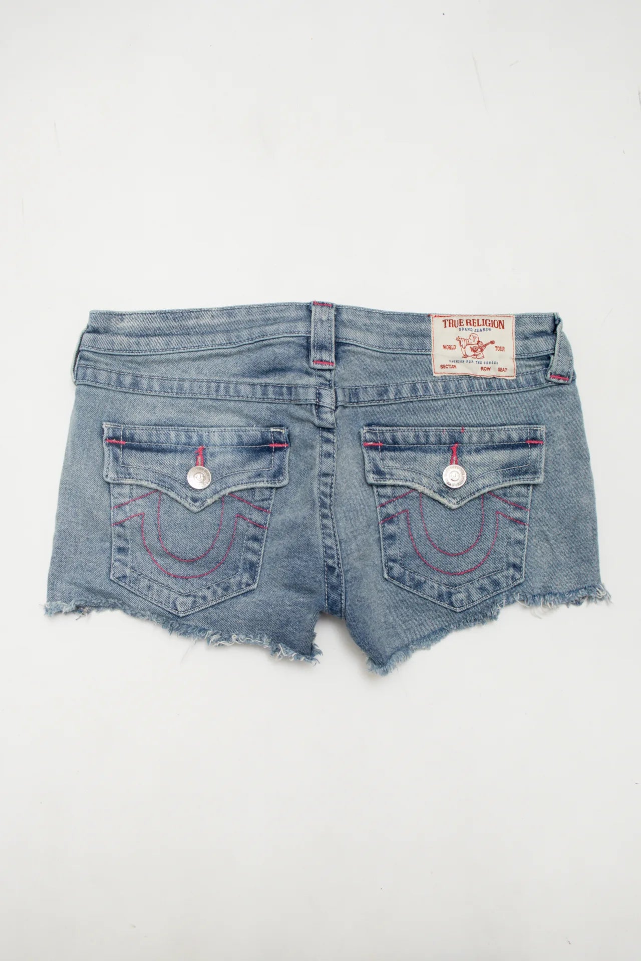 #139 True Religion Denim Cut-off Shorts Blue | c. 172 | Size 8