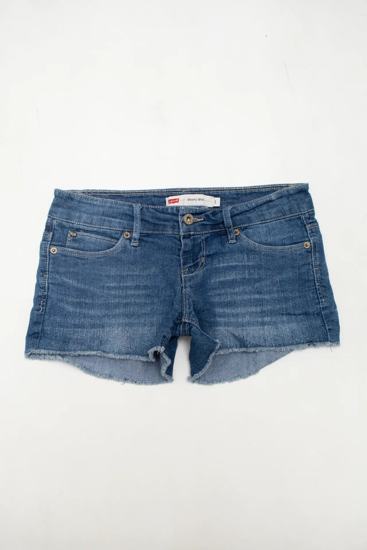 #140 Levi's Denim Short Shorts Blue | c. 172 | Size 6
