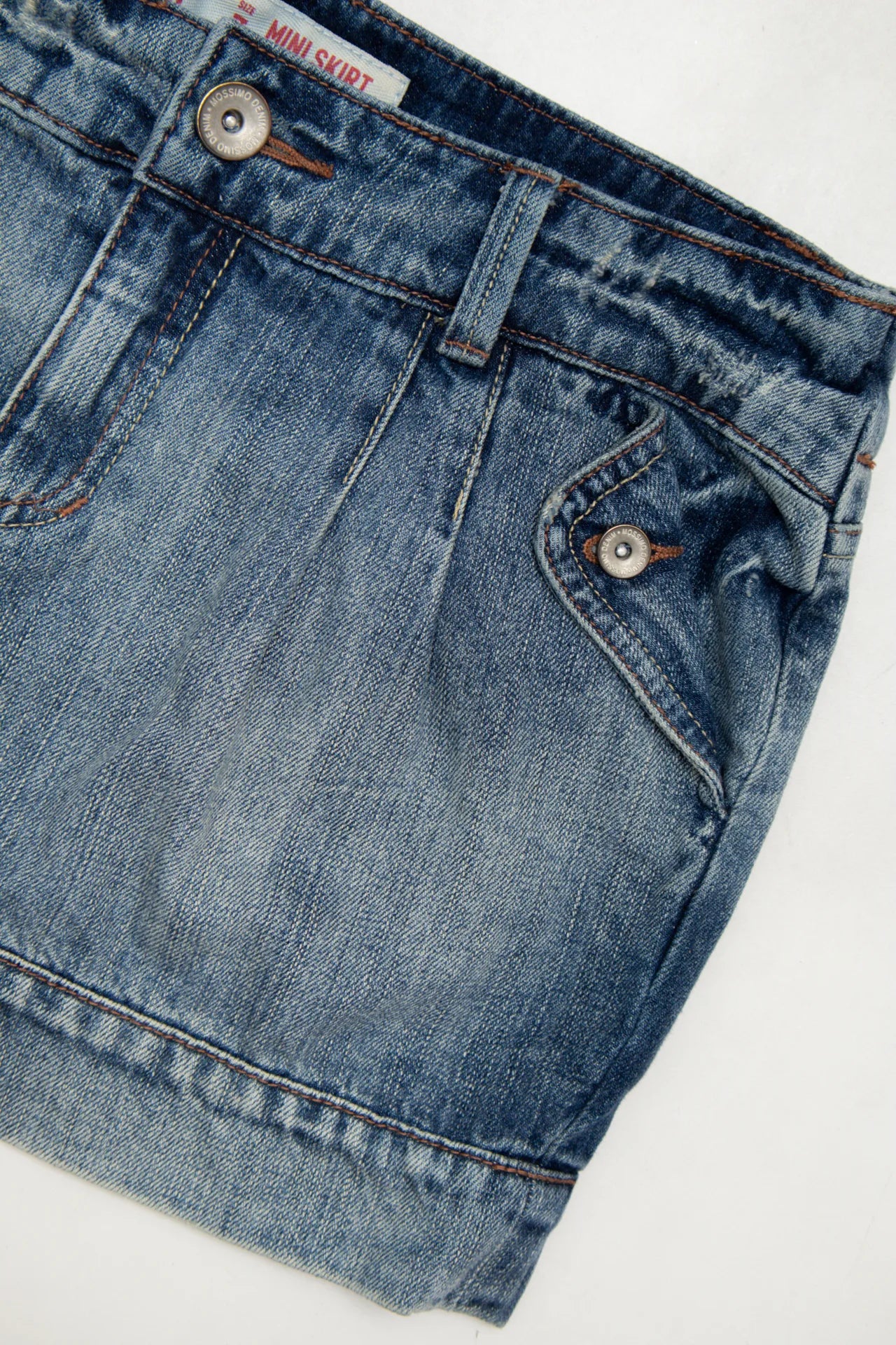 #143 Mossimo Supply Co. Denim Mini Skirt Blue | c. 172 | Size 8