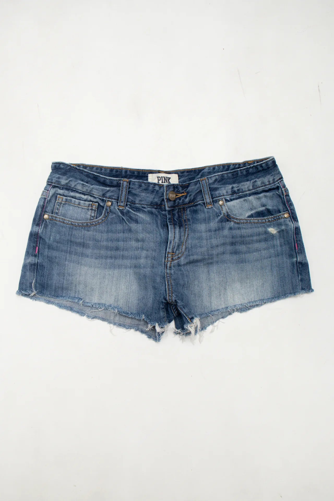 #151 Pink Victoria’s Secret Denim Shorts Blue | c. 172 | Size 8