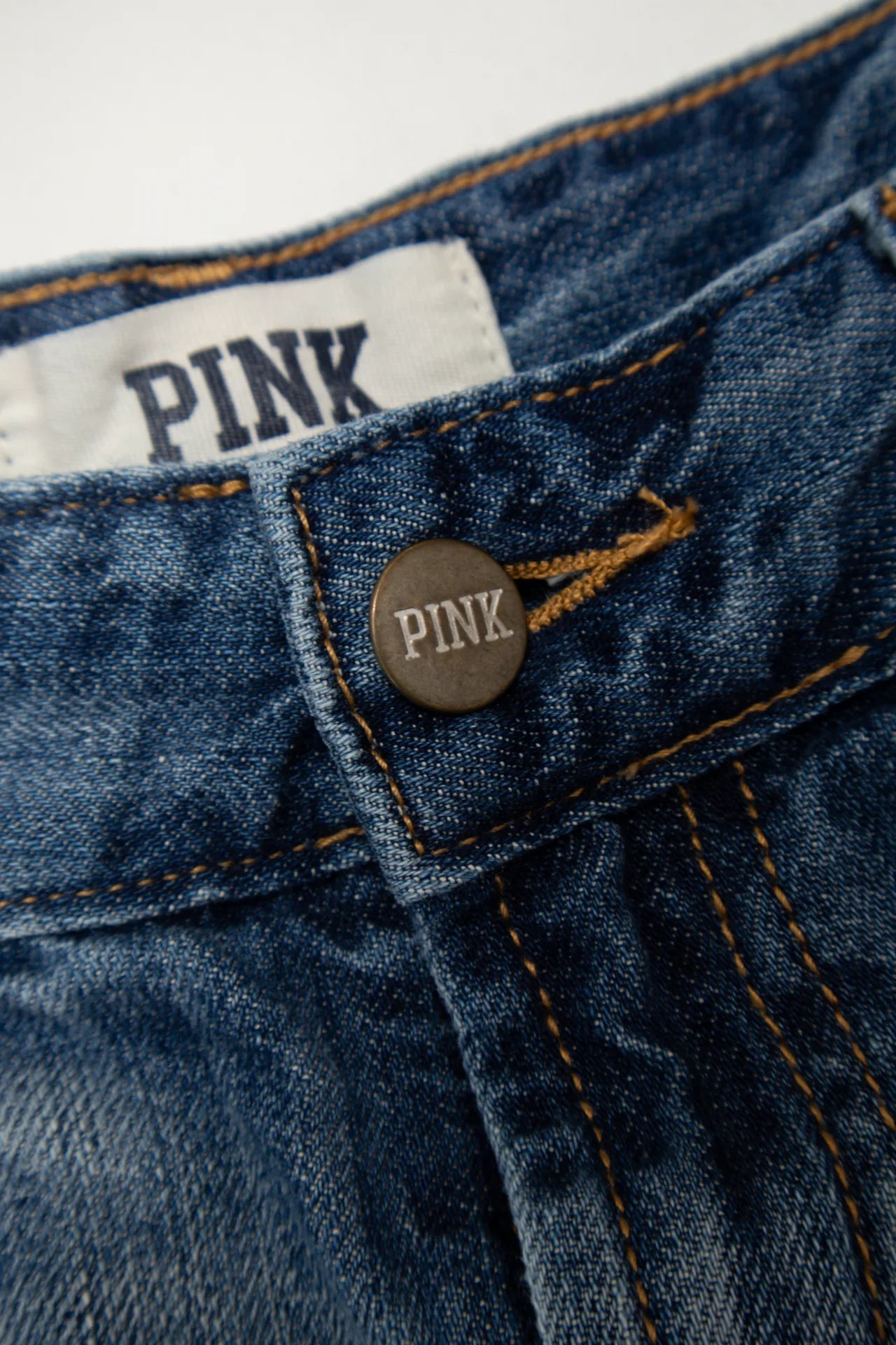 #151 Pink Victoria’s Secret Denim Shorts Blue | c. 172 | Size 8