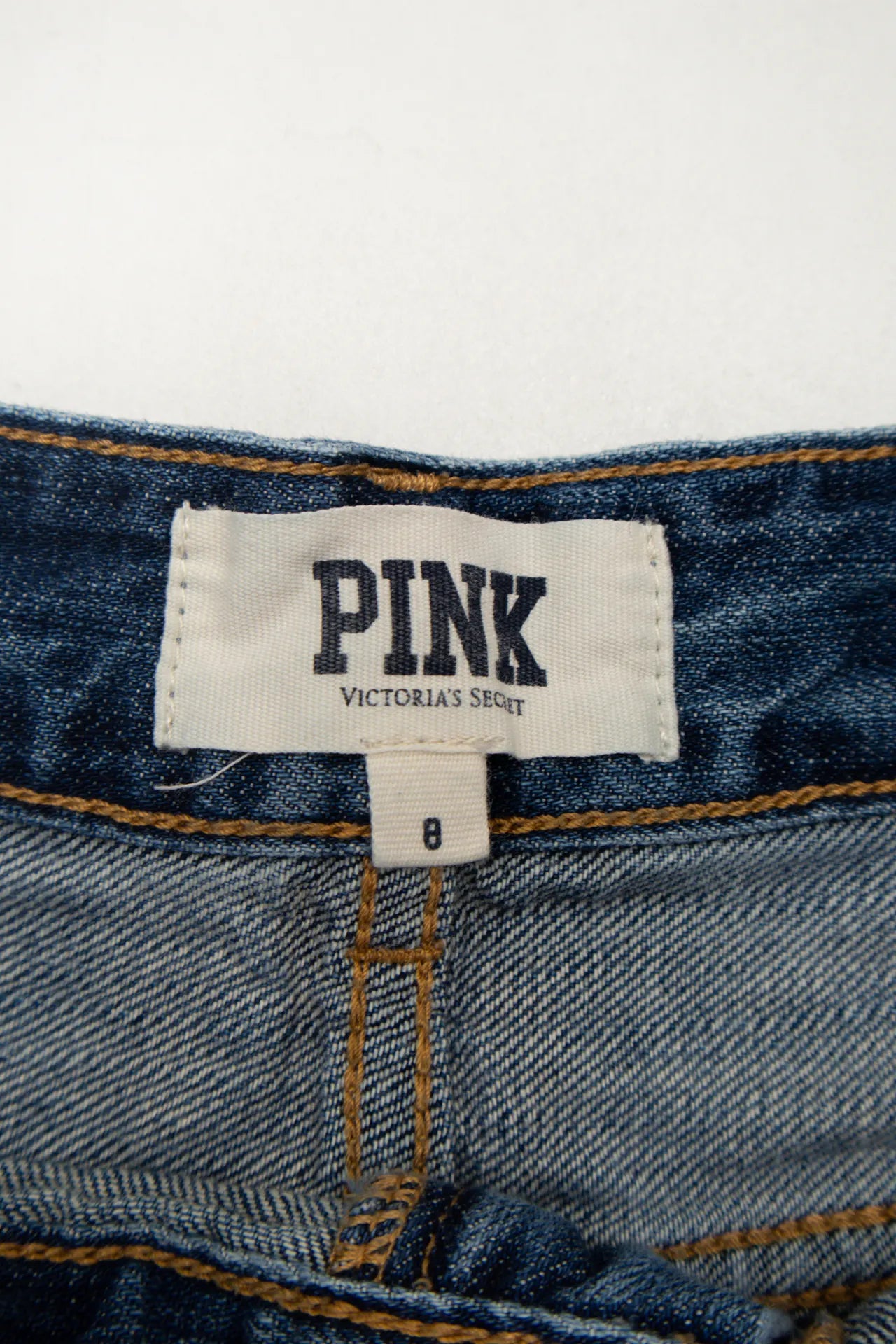 #151 Pink Victoria’s Secret Denim Shorts Blue | c. 172 | Size 8
