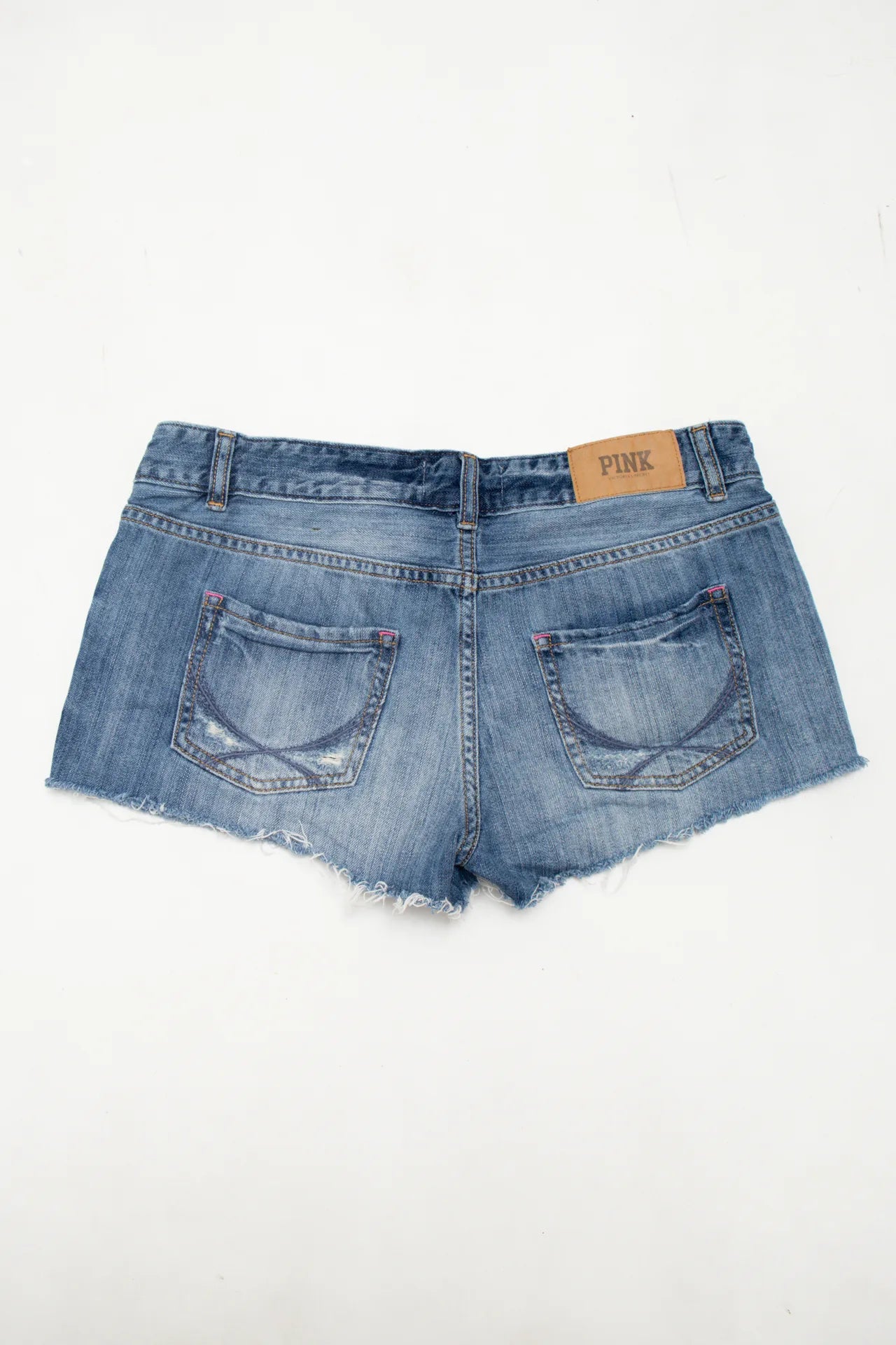 #151 Pink Victoria’s Secret Denim Shorts Blue | c. 172 | Size 8