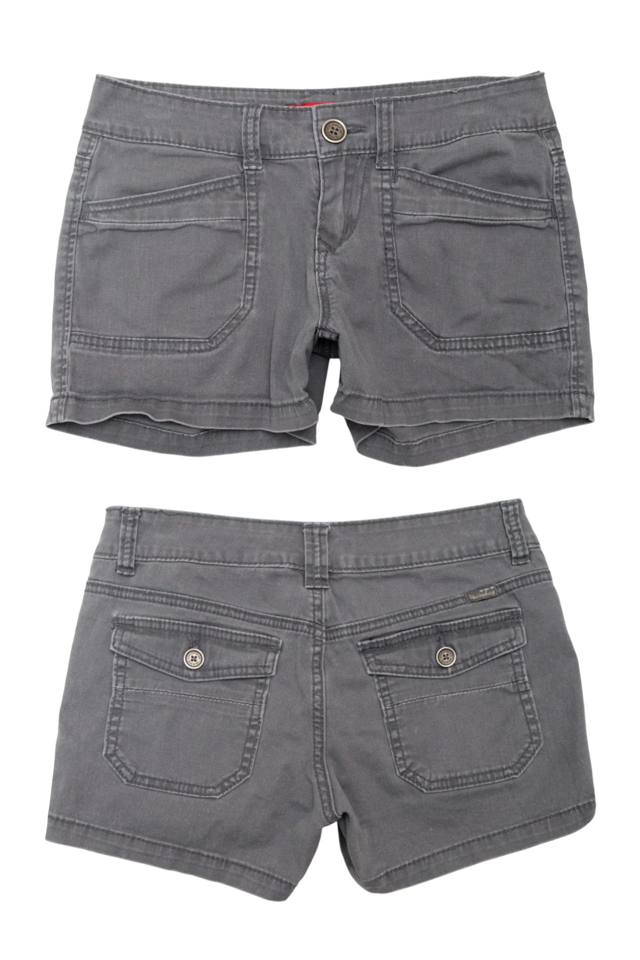 #159 Unionbay Casual Twill Shorts Gray | c. 172 | Size 6