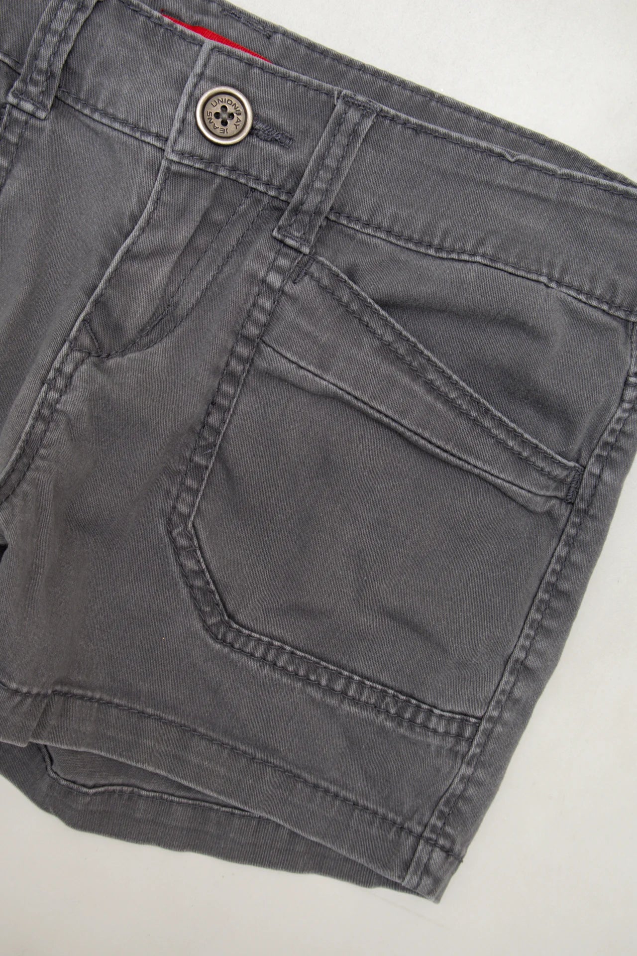 #159 Unionbay Casual Twill Shorts Gray | c. 172 | Size 6
