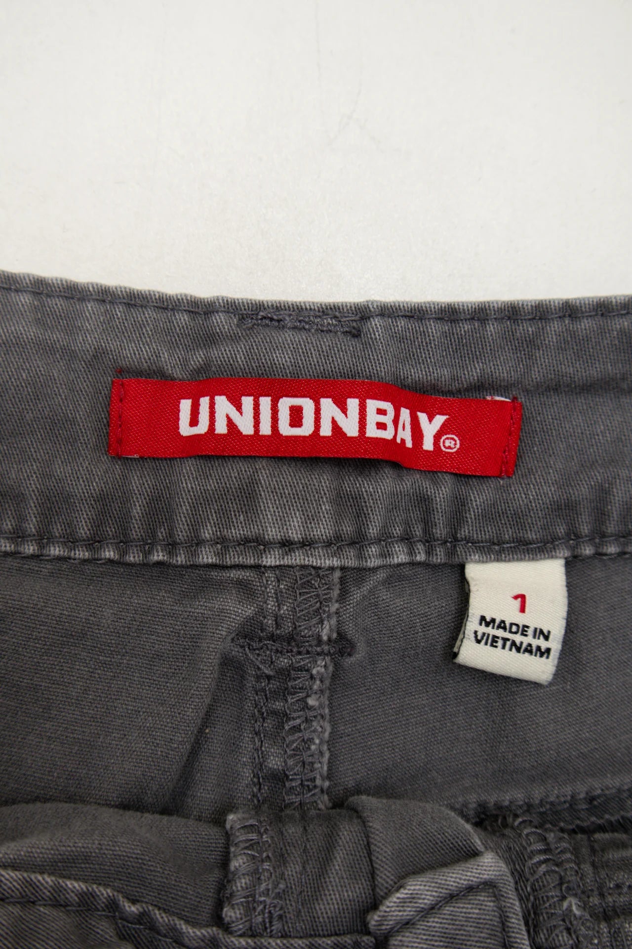 #159 Unionbay Casual Twill Shorts Gray | c. 172 | Size 6