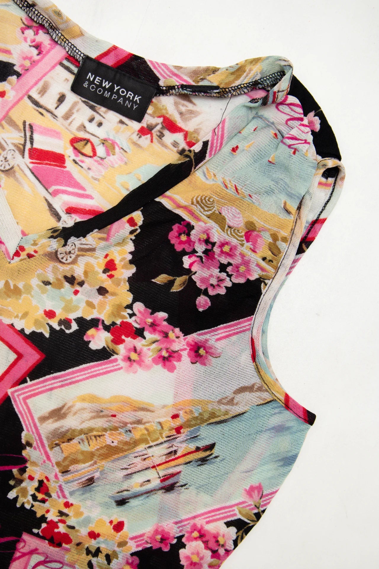 #172 New York & Company Sleeveless Knit Top Black | c. 172 | Size 12