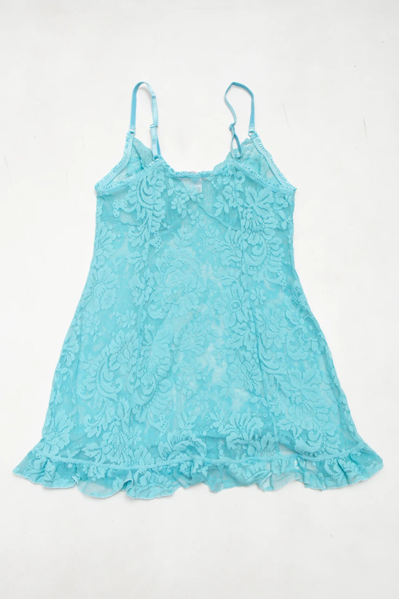 #185 Victoria's Secret Lace Chemise Slip Blue | c. 172 | Size 10