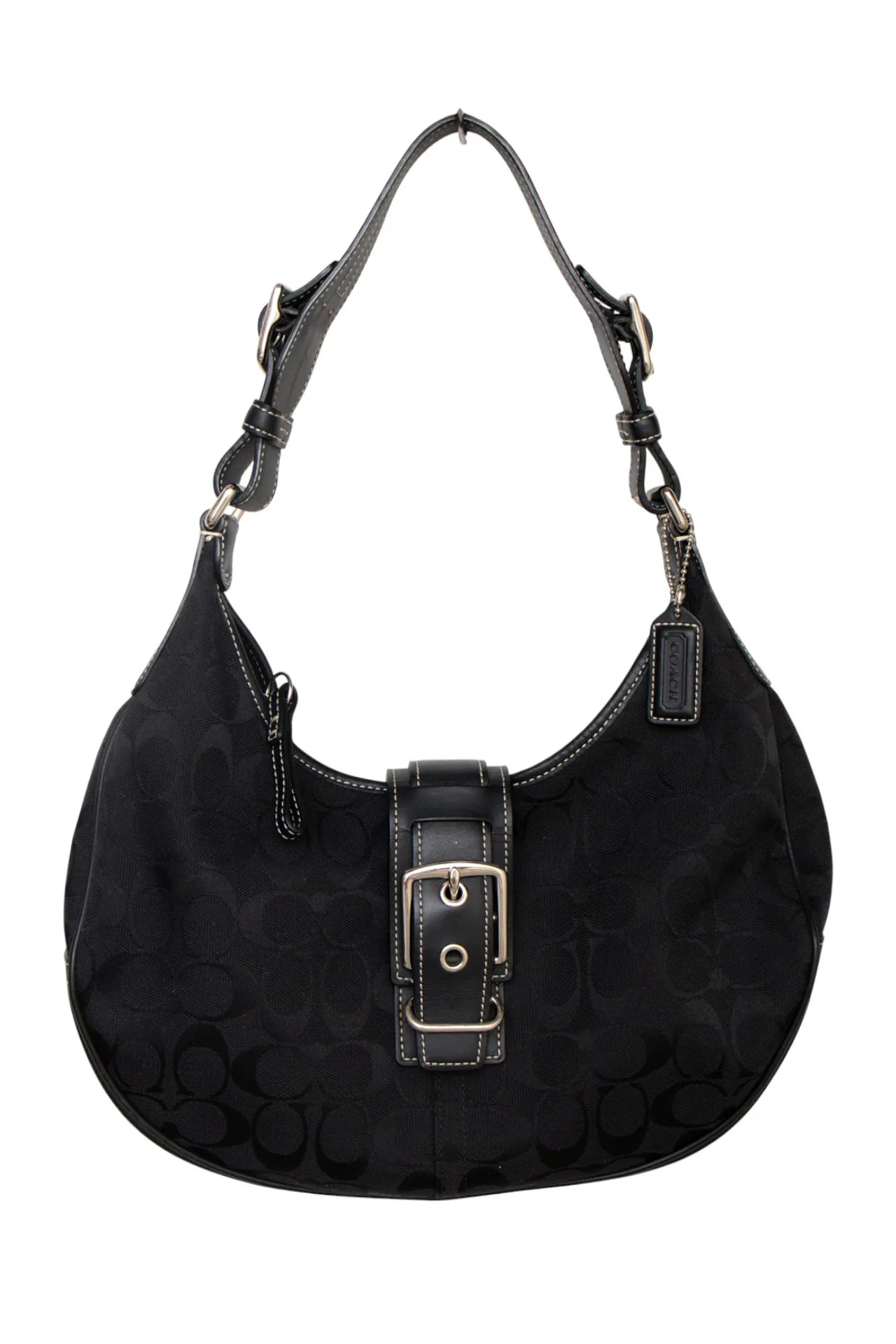 #189 Coach Shoulder Bag Black | c. 172