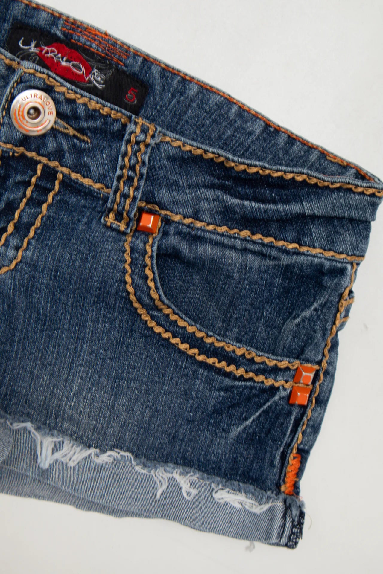 #198 Ultralove Denim Shorts Blue | c. 172 | Size 6