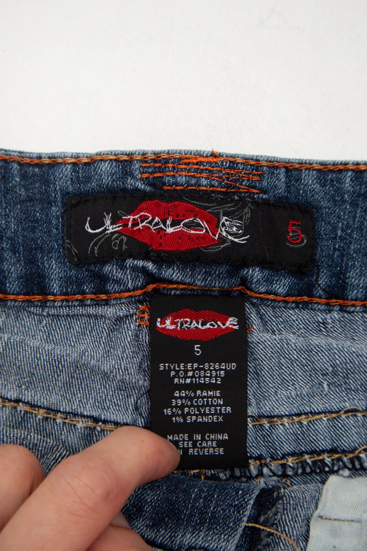 #198 Ultralove Denim Shorts Blue | c. 172 | Size 6