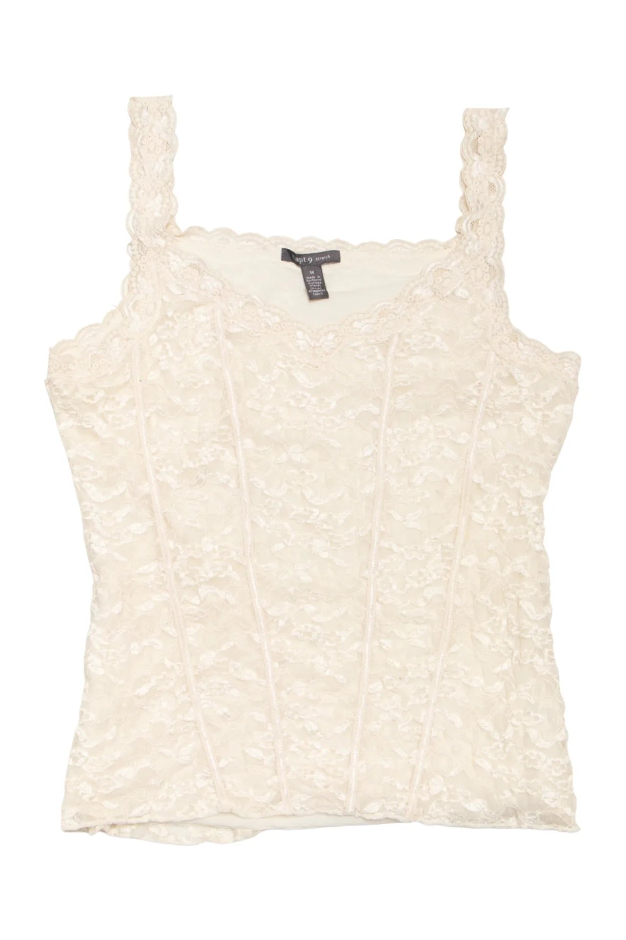 #211 Apt. 9 Lace Camisole Top Beige | c. 272 | Size 10