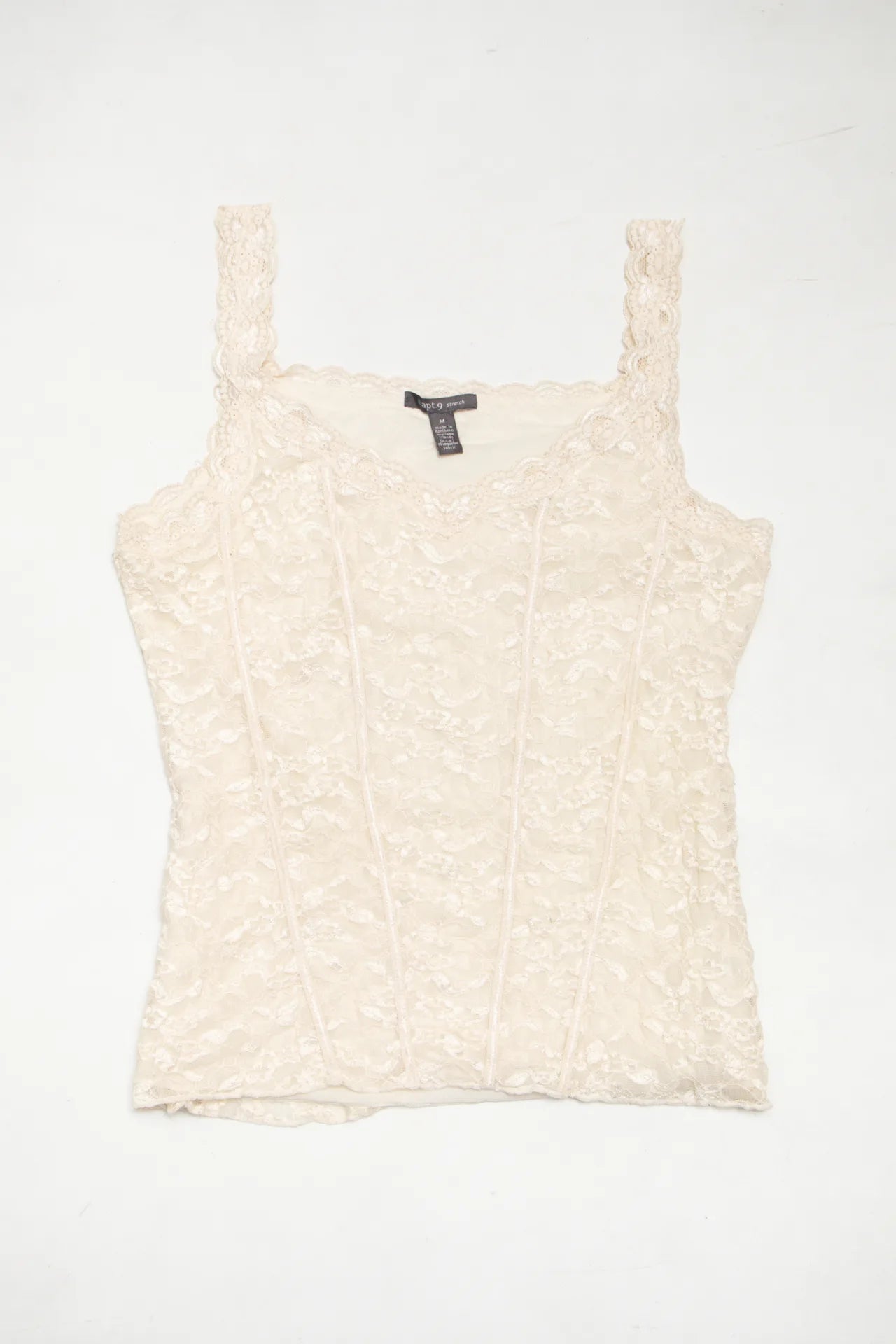 #211 Apt. 9 Lace Camisole Top Beige | c. 272 | Size 10