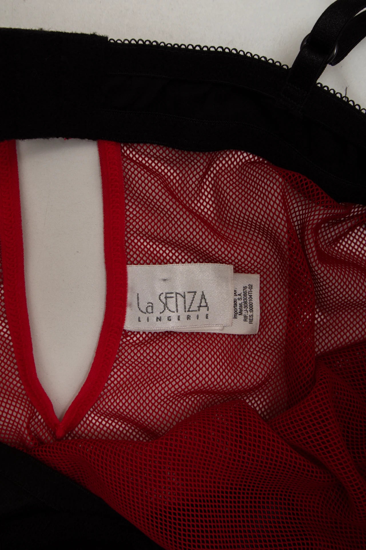 #214 La Senza Babydoll Slip / Lingerie Nightie Red | c. 272 | Size 10C / 8