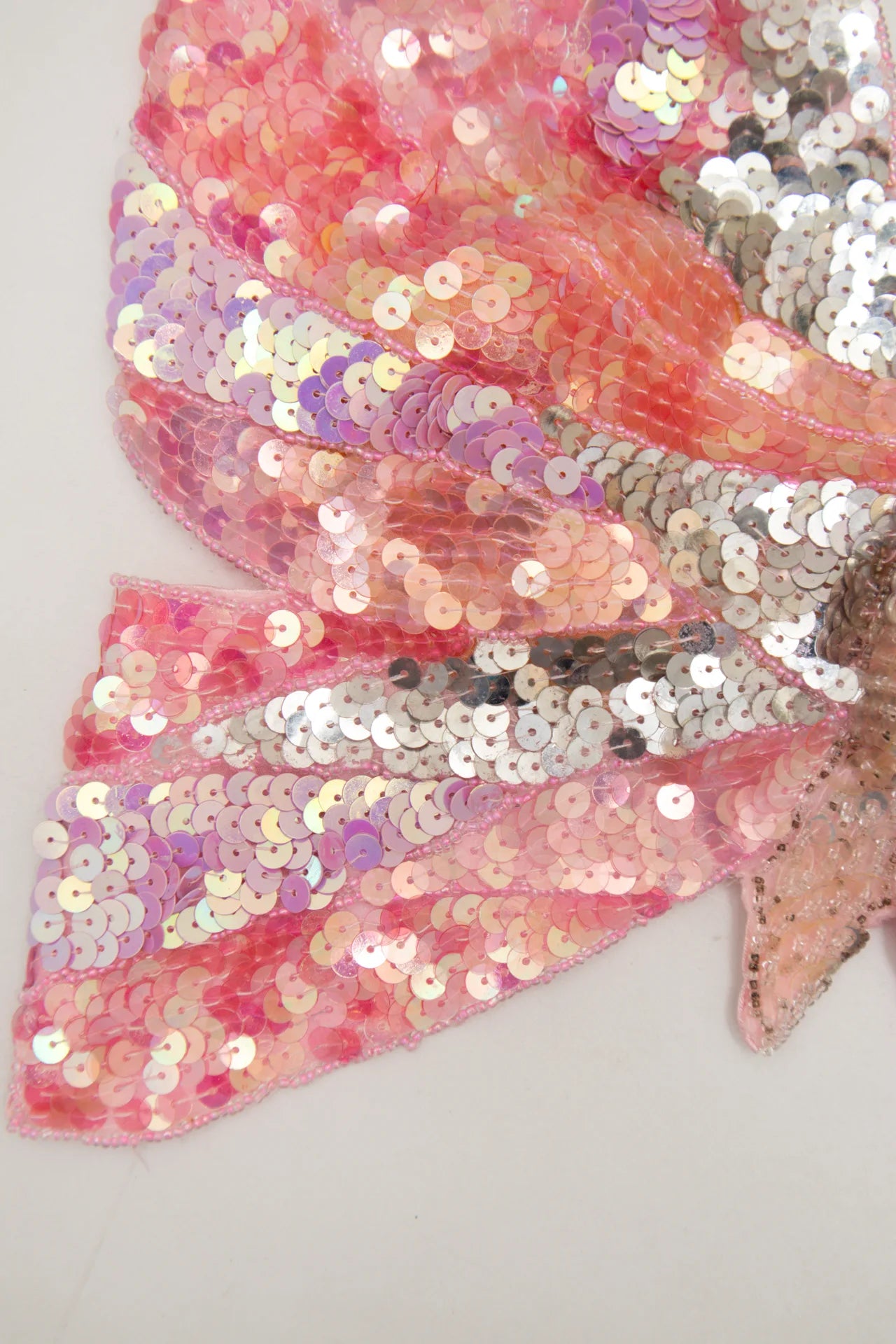 #221 Extyn Sequin Butterfly Crop Top Pink | c. 272 | Size 8/10