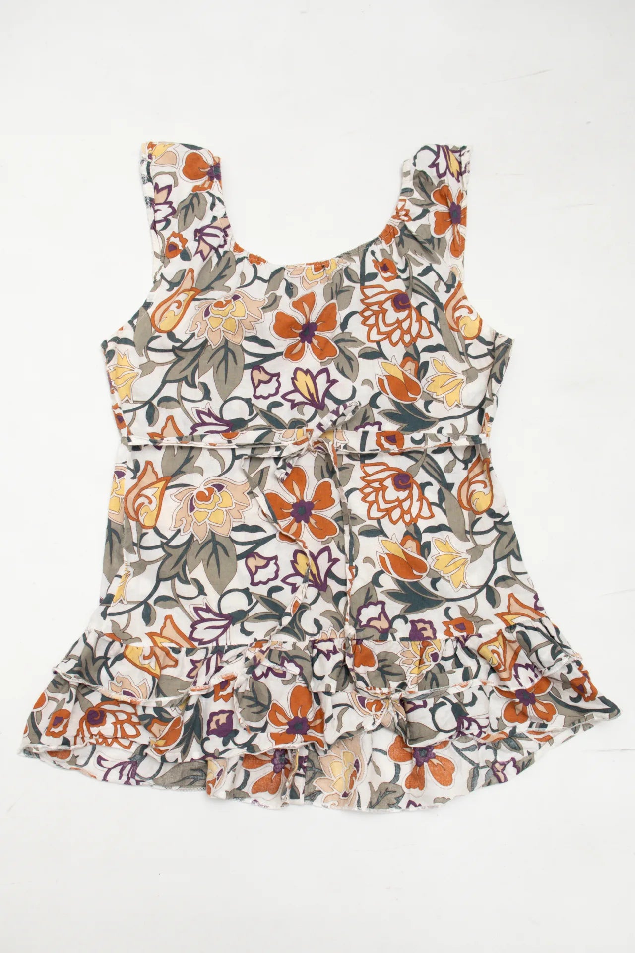 #226 Granada Fashions Usa Sleeveless Blouse Beige | c. 272 | Size 8