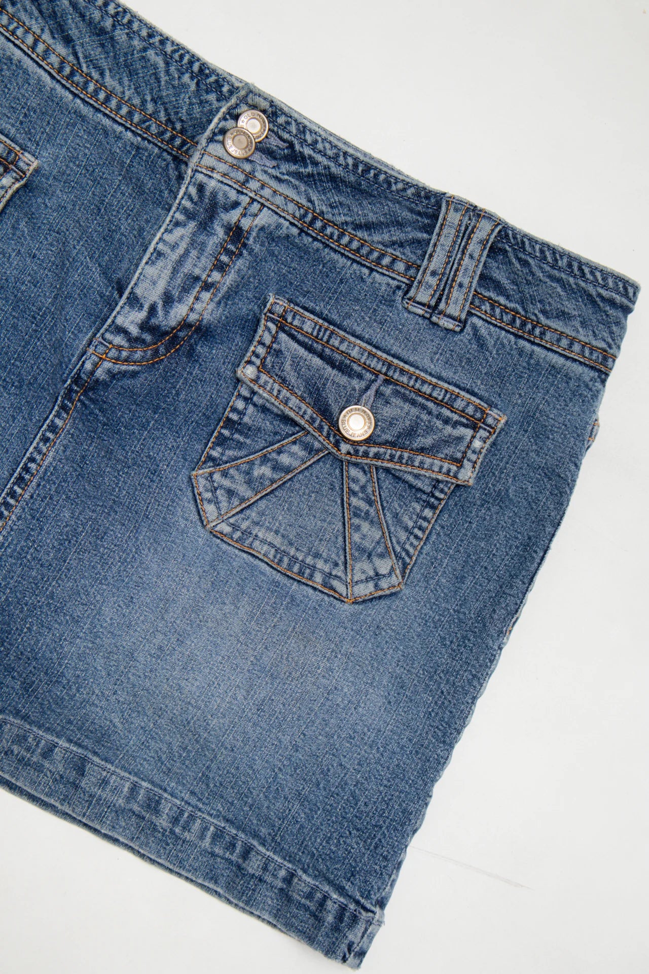 #232 Old Navy Denim Mini Skort Blue | c. 272 | Size 8