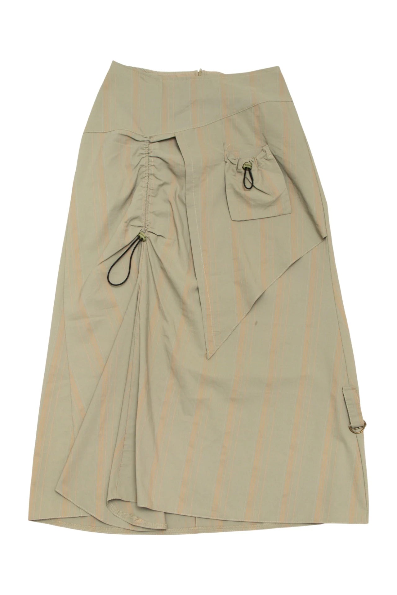 #235 Utility A-line Midi Skirt Beige | c. 272 | Size 6