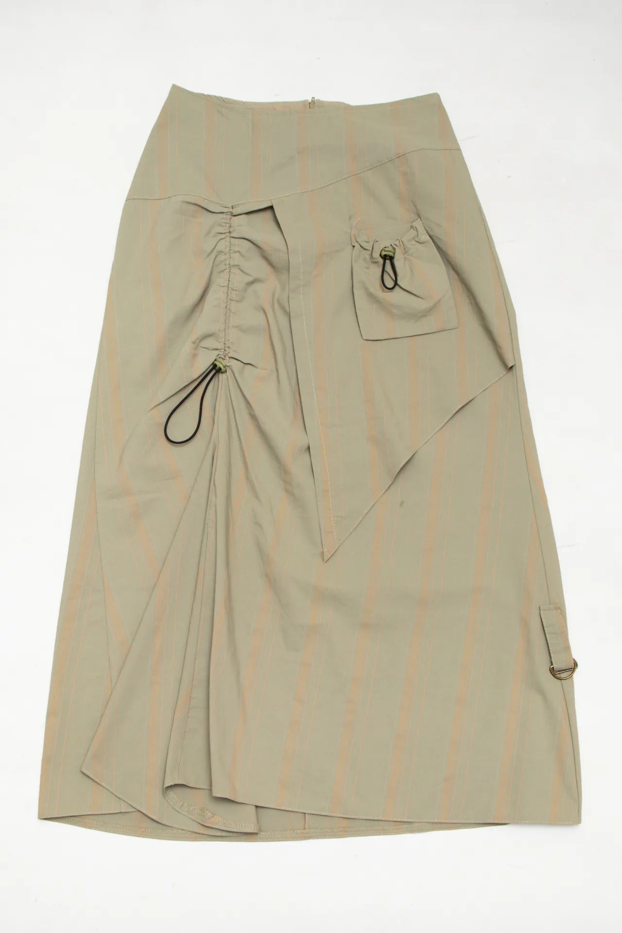#235 Utility A-line Midi Skirt Beige | c. 272 | Size 6