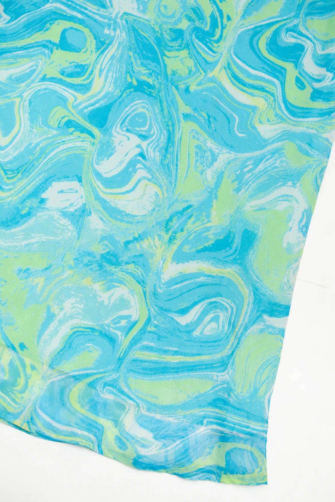 #237 Giorgio Fiorini Collection Printed Slip Midi/maxi Skirt Blue | c. 272 | Size 12