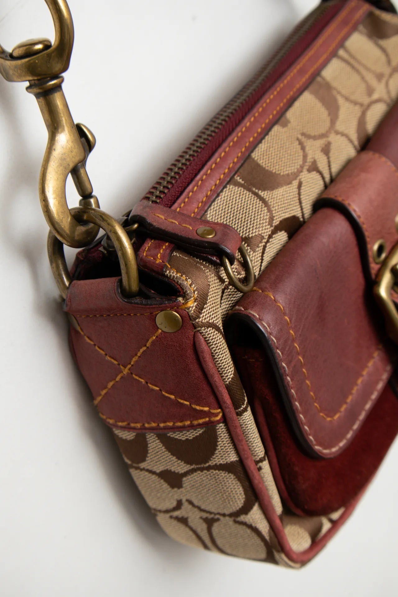 #241 Coach Shoulder Bag Brown | c. 272 | Size