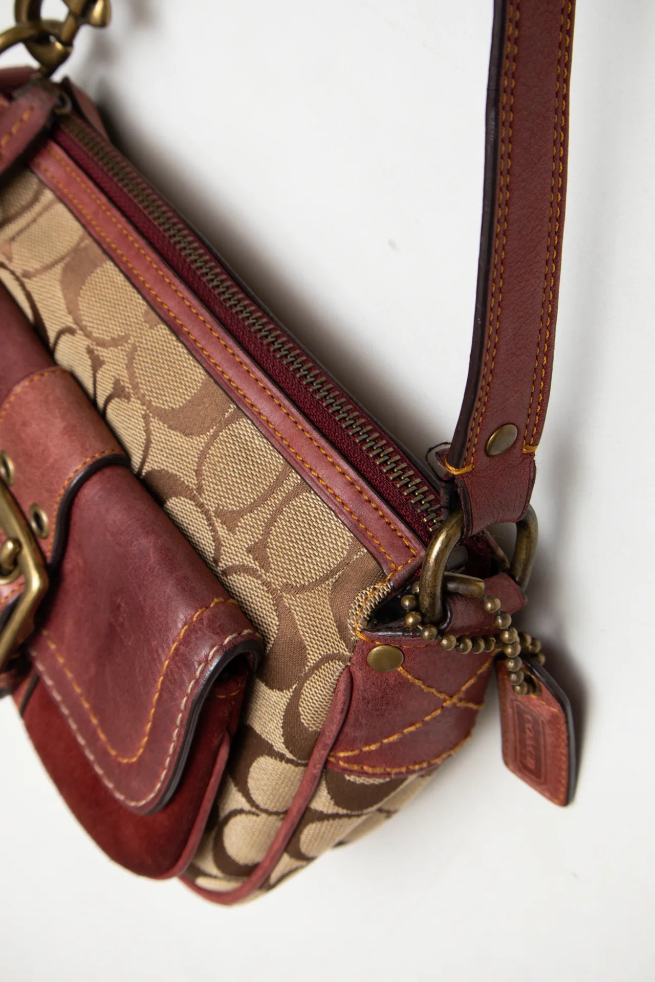 #241 Coach Shoulder Bag Brown | c. 272 | Size