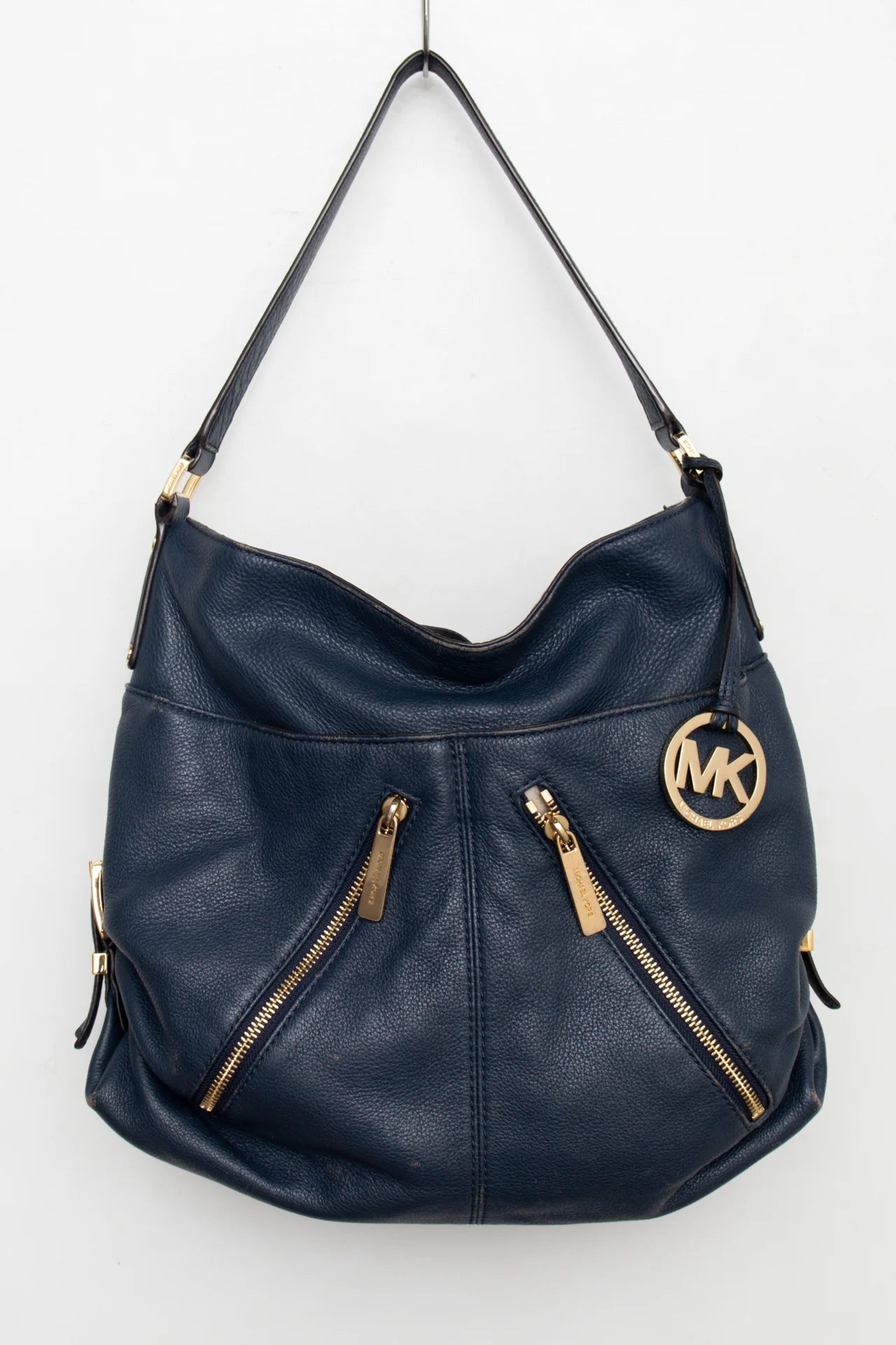 #243 Michael Kors Shoulder Hobo Bag Navy | c. 272 | Size