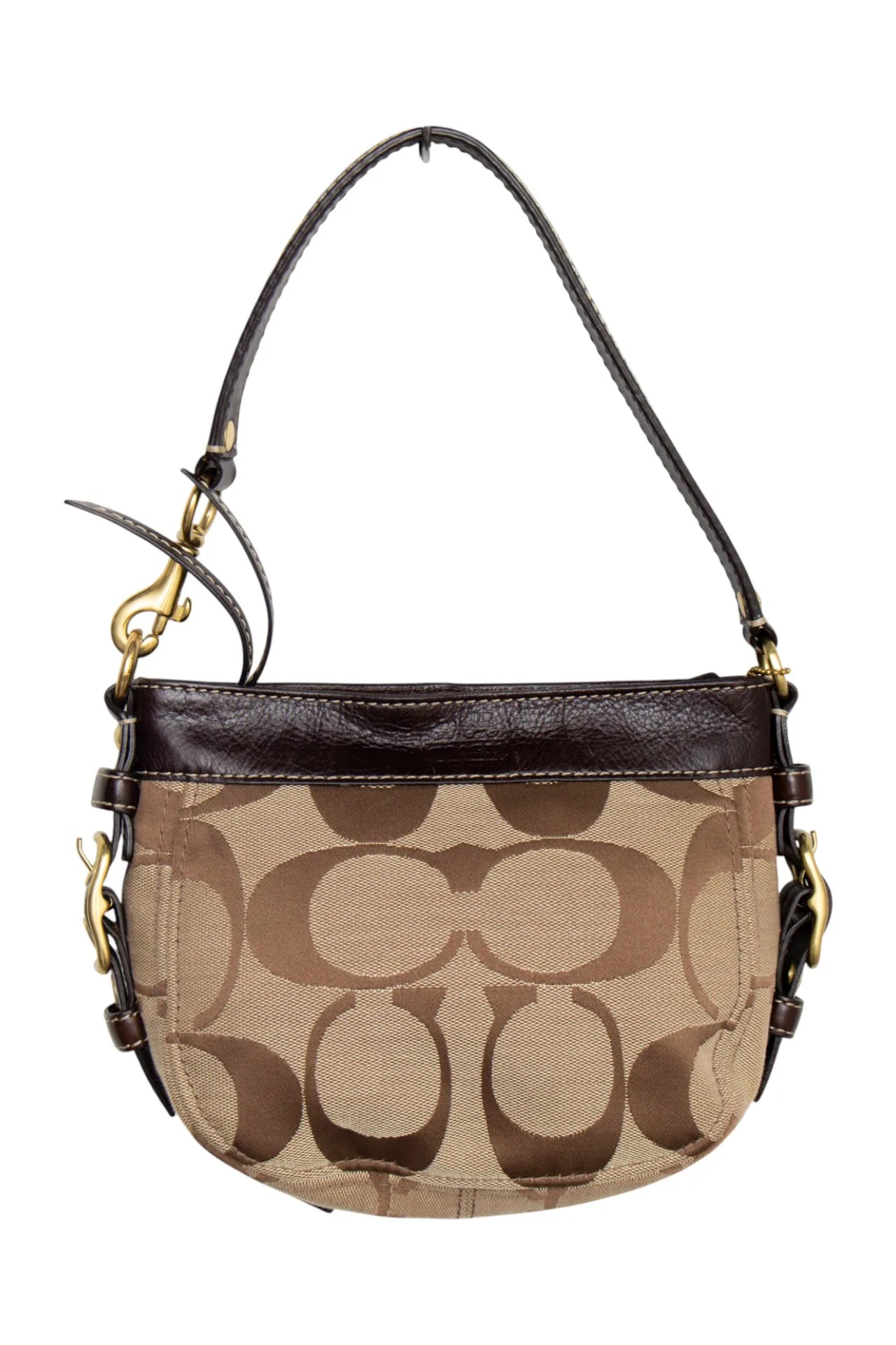 #244 Coach Mini Shoulder Bag Beige | c. 272 | Size