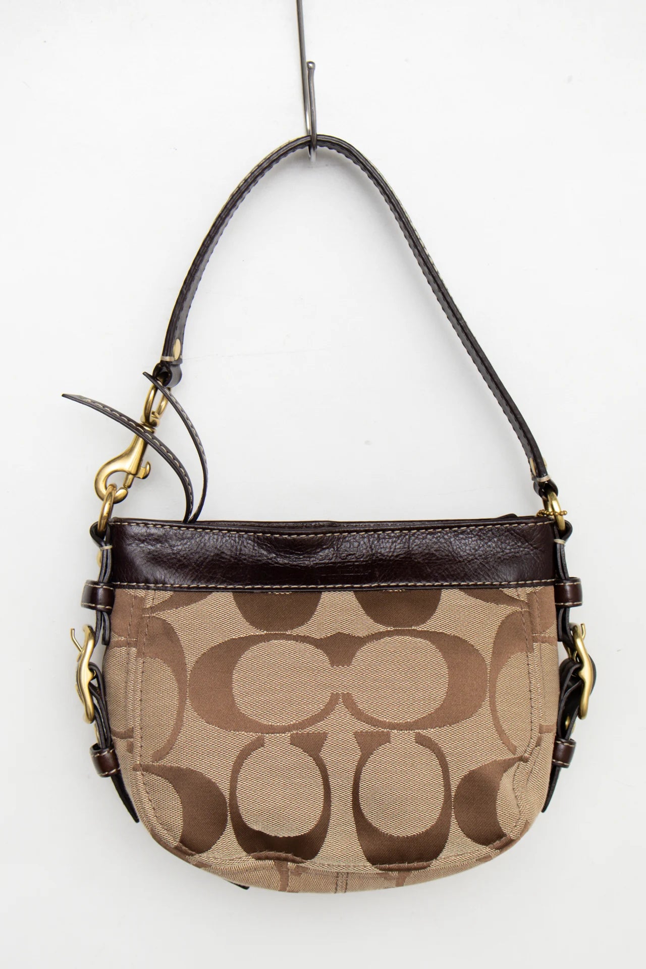 #244 Coach Mini Shoulder Bag Beige | c. 272 | Size