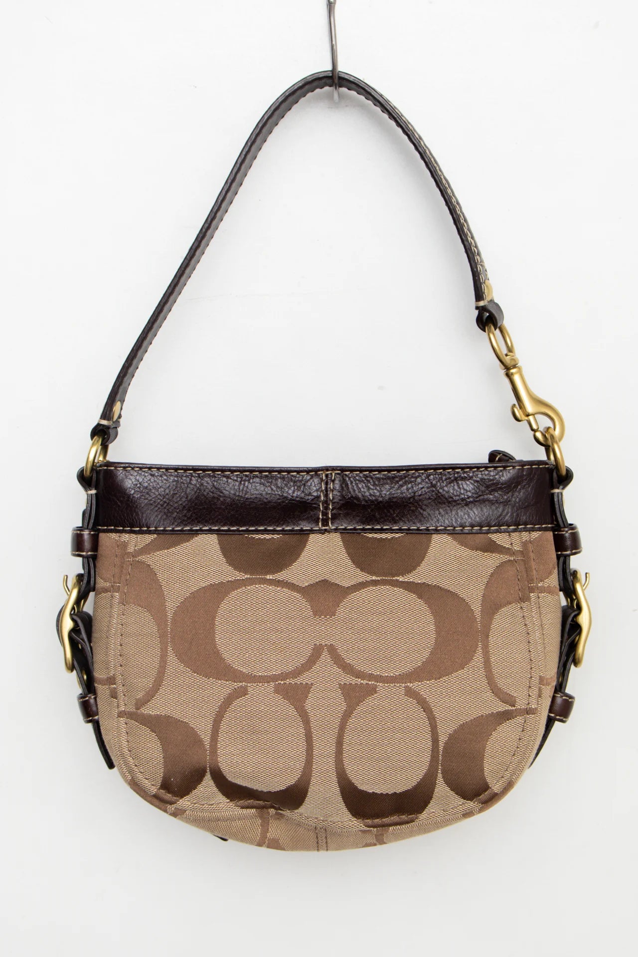 #244 Coach Mini Shoulder Bag Beige | c. 272 | Size