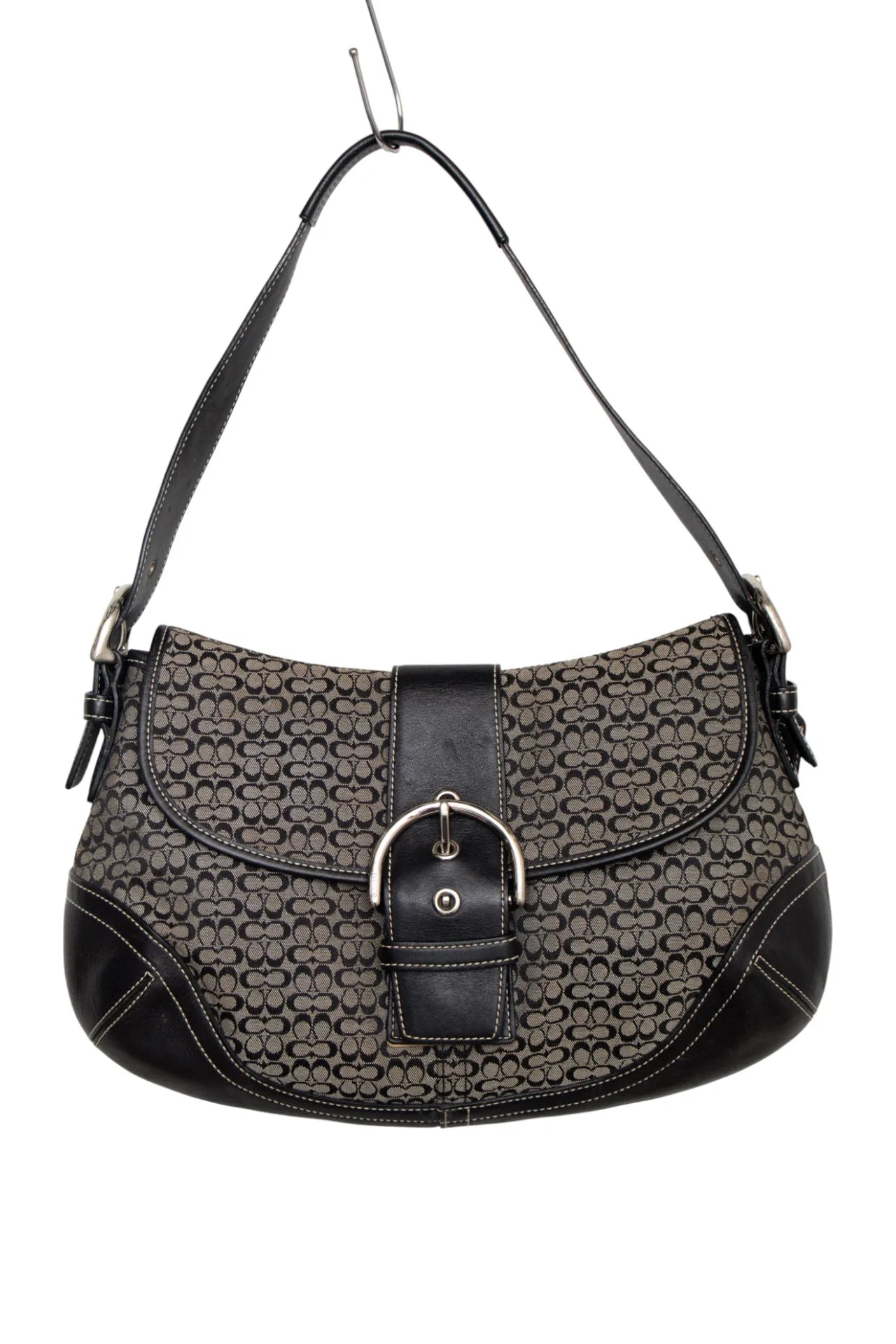 #250 Coach Shoulder Bag Black | c. 272 | Size
