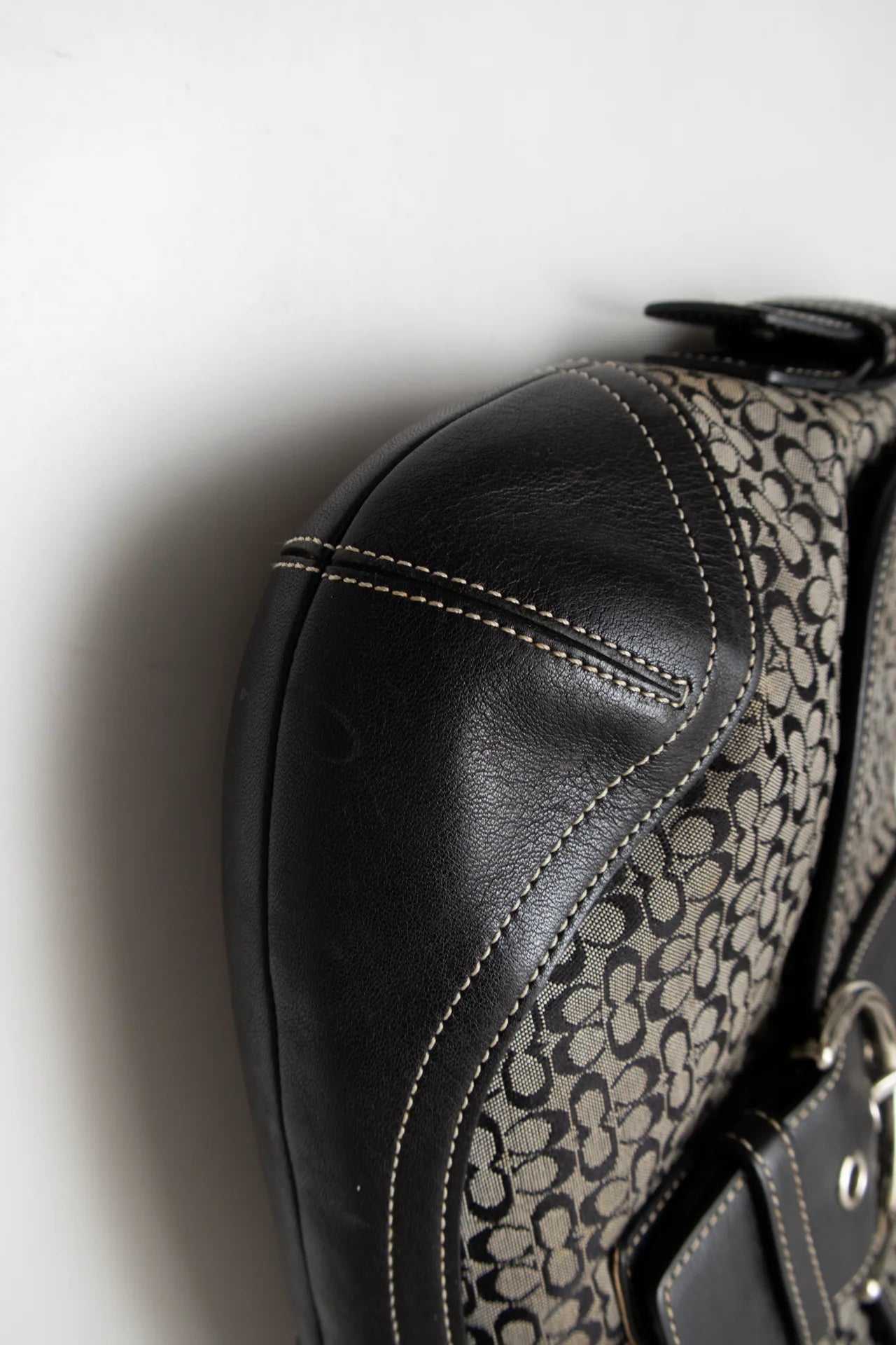 #250 Coach Shoulder Bag Black | c. 272 | Size