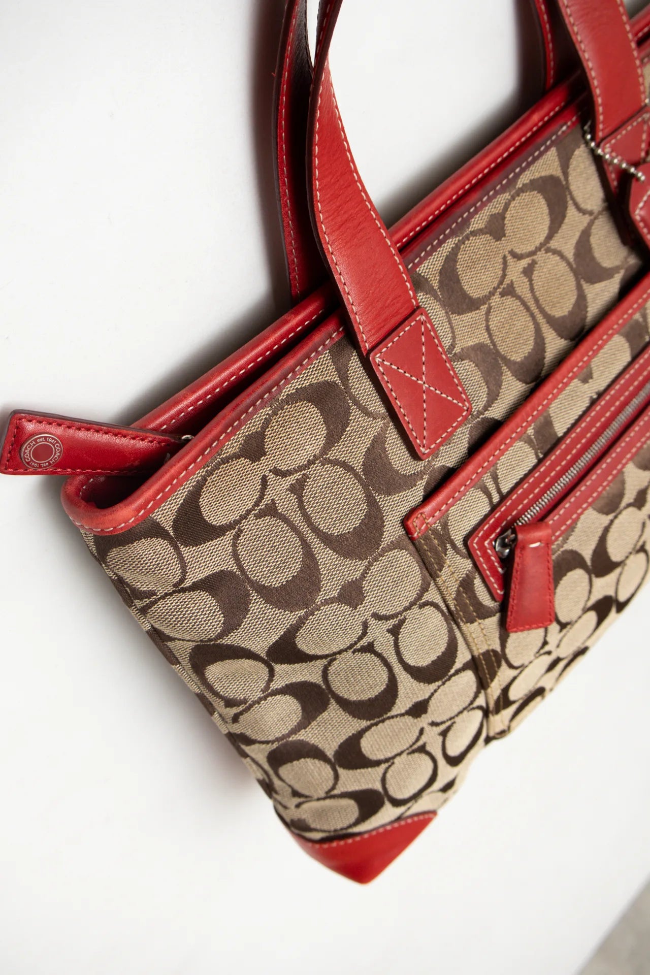 #251 Coach Handbag Brown | c. 272 | Size