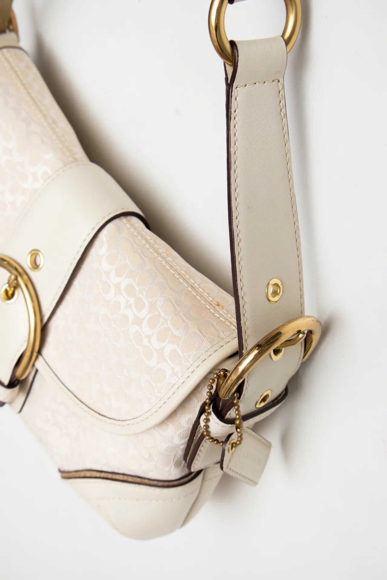 #255 Coach Shoulder Bag Beige | c. 272 | Size