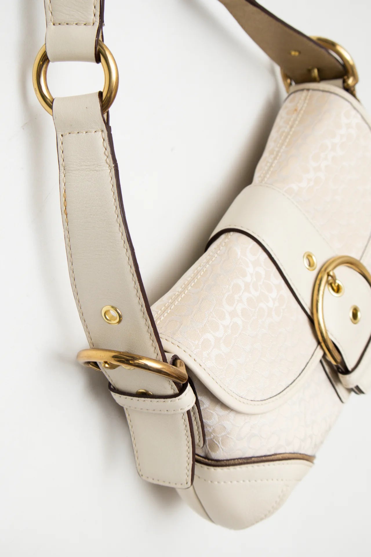 #255 Coach Shoulder Bag Beige | c. 272 | Size