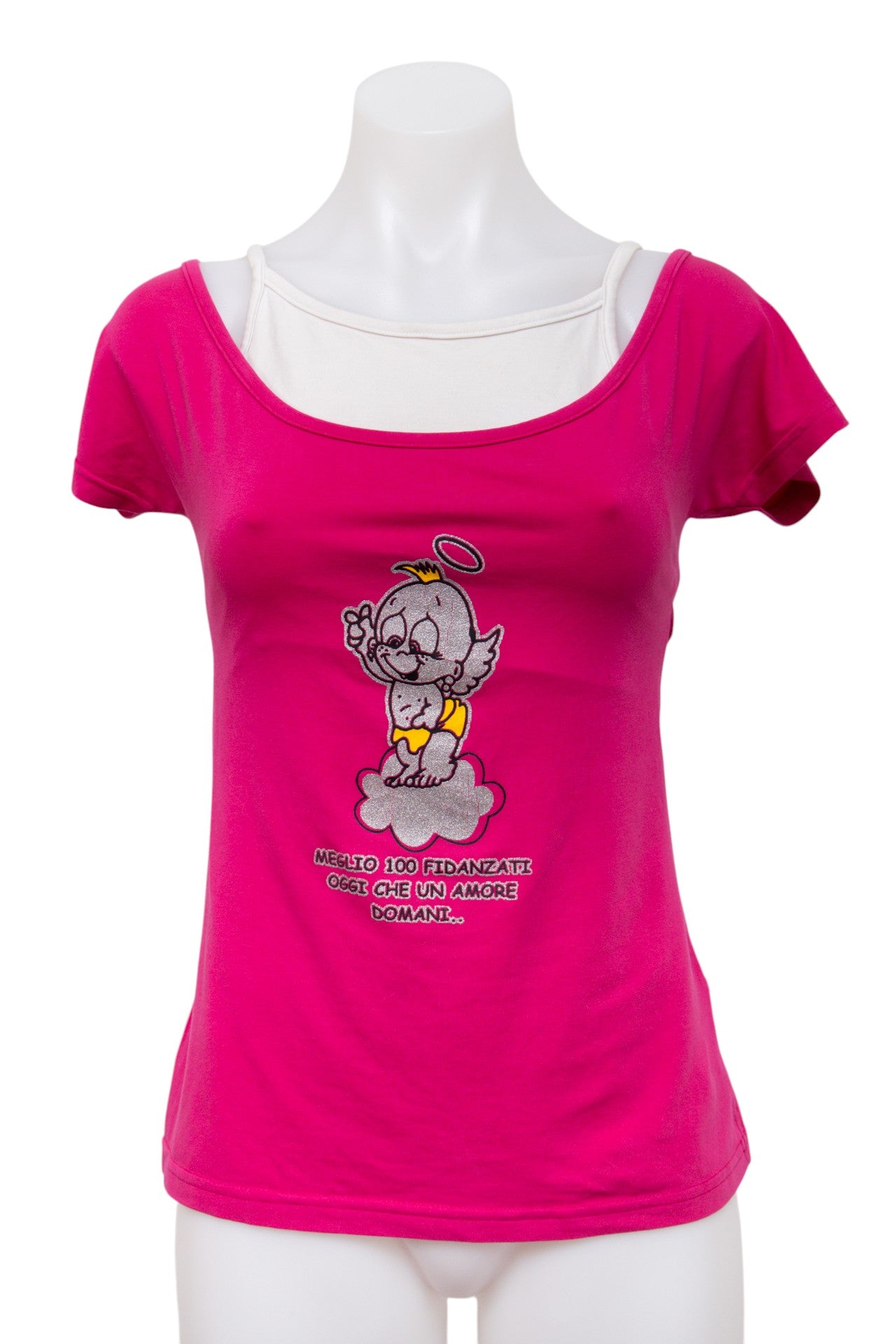 #48 A QA GIRL T-shirt Pink | c. 195 | Size 8