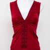 #051 Le Château Tank Top Red | c. 202 | Size 10