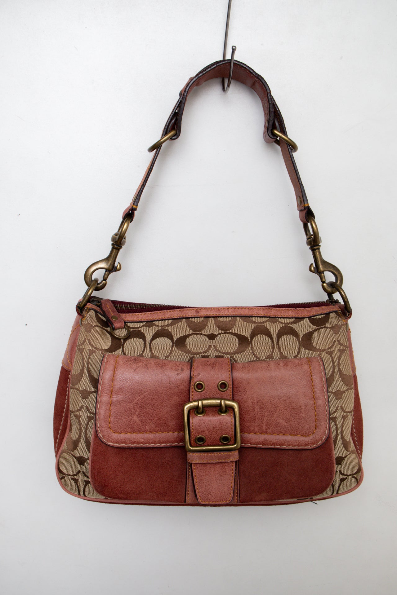 #189 Coach Shoulder Bag Brown | c. 196 | Size