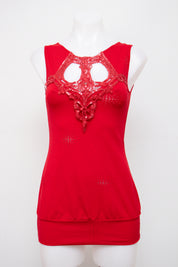 #052 Belle Amie Dress Red | c. 212 | Size 8
