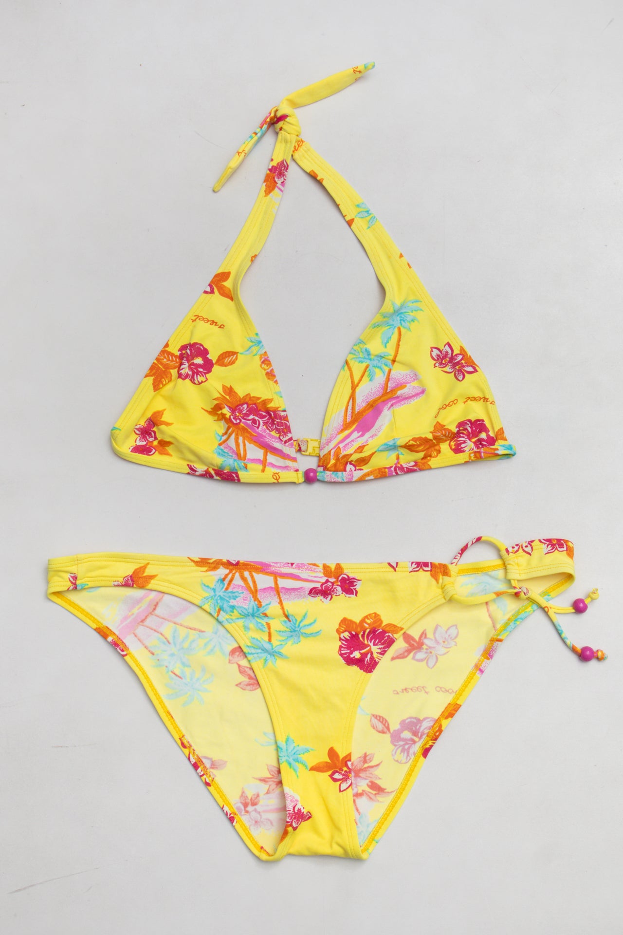 #117 Etam Bikini Yellow | c. 186 | Size 12