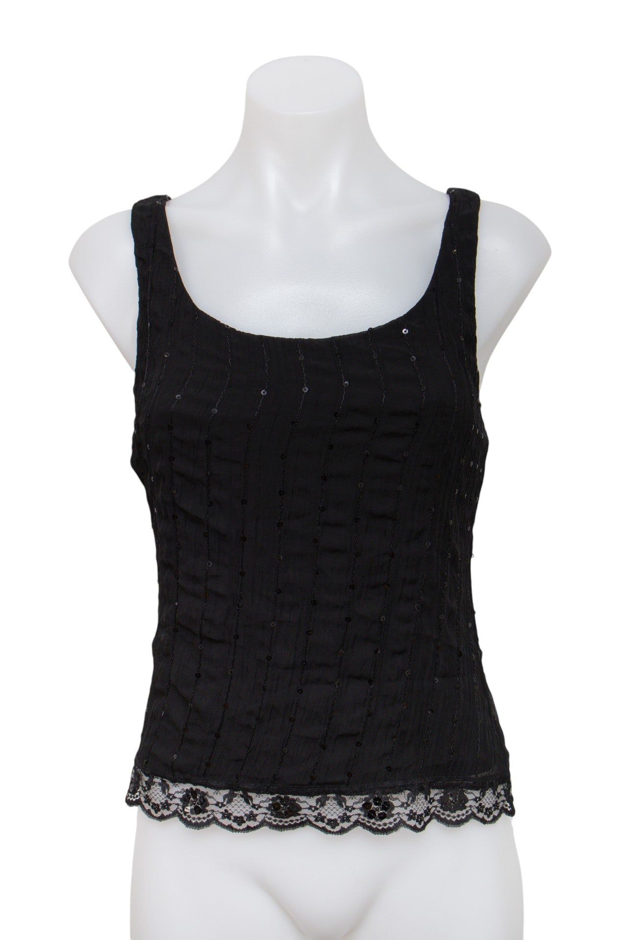 #37 Freshbarn Connection Cami Top Black | c. 195 | Size 10/12