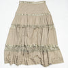 #144 Ceto Blanca Skirt Beige | c. 193 | Size 10