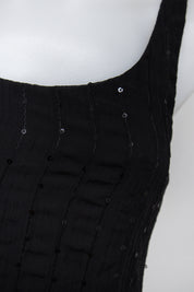 #37 Freshbarn Connection Cami Top Black | c. 195 | Size 10/12